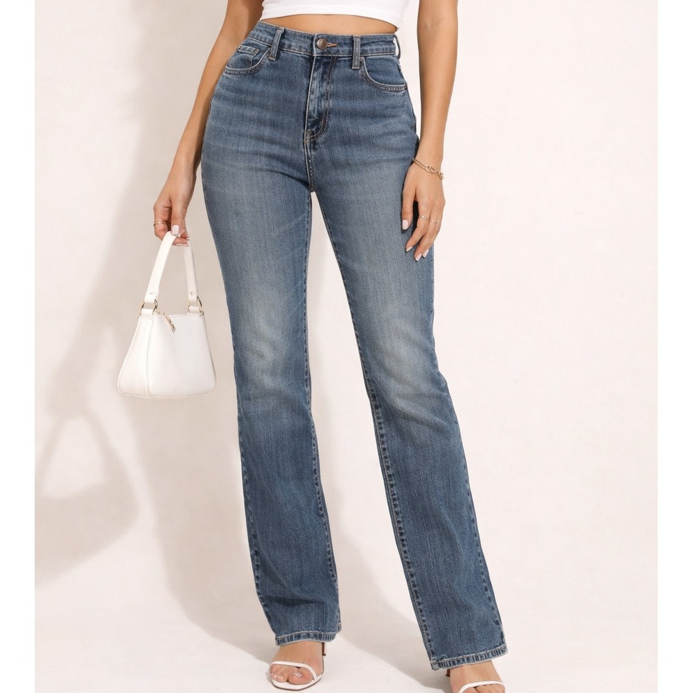 Levi's 550 Relaxed Fit Bootcut Jeans Women's Size 14-Long Blue Straight‎ Leg